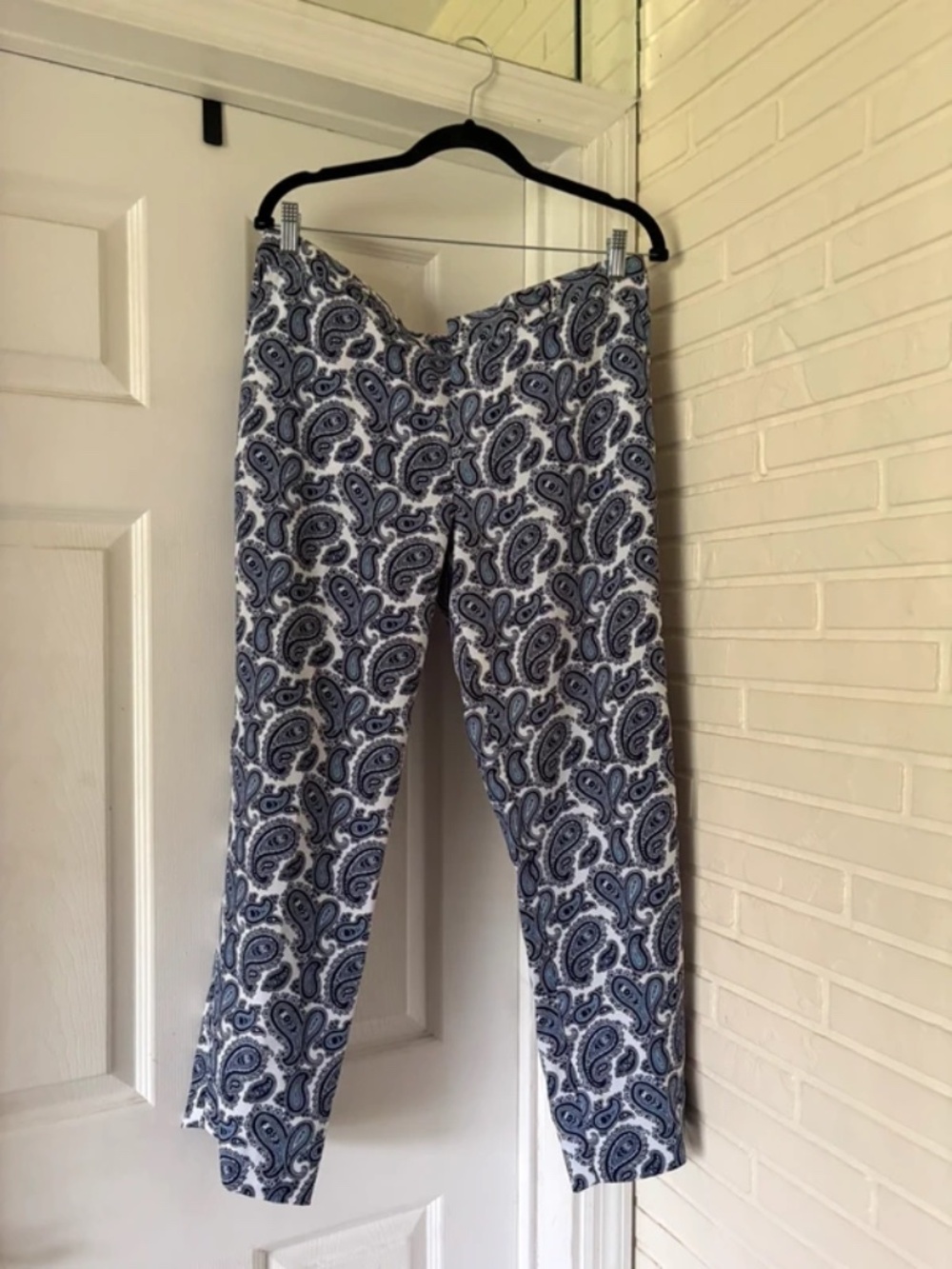 Banana Republic Paisley Print Pants Size 10
